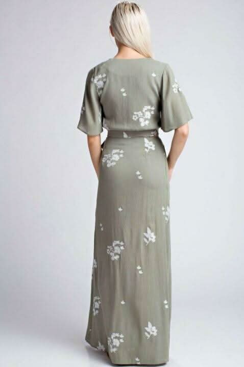 Lexington Sage Two Piece Maxi Dress