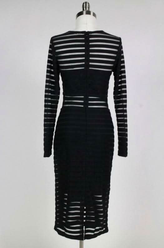 Limitless Shadow Striped Midi Dress