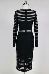 Limitless Shadow Striped Midi Dress