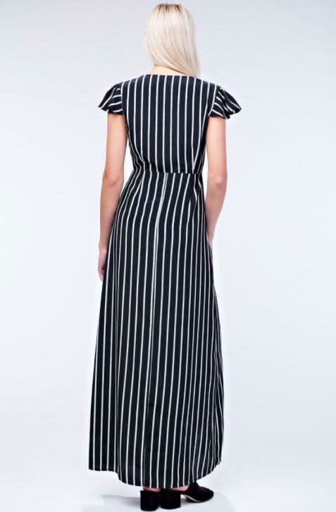 Sand Key Striped Maxi Dress