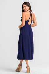 True Love Embroidered Floral Midi Dress