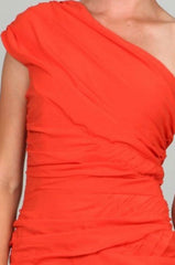 I'm Your Matador One Shoulder Red Dress