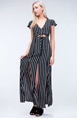 Sand Key Striped Maxi Dress